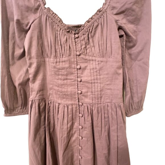 NWT BDG Urban Outfitters Lydia 3/4 Sleeve Corsetry Mini Dress, size X-Small - Picture 4 of 10